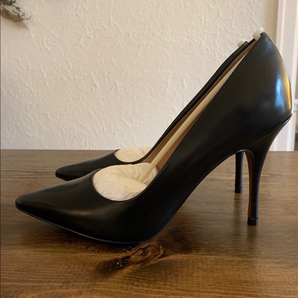 New Paolo Pointy Toe Black High Heels